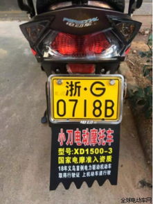 可以上牌的电动车,小刀斩获义乌首张电摩号牌